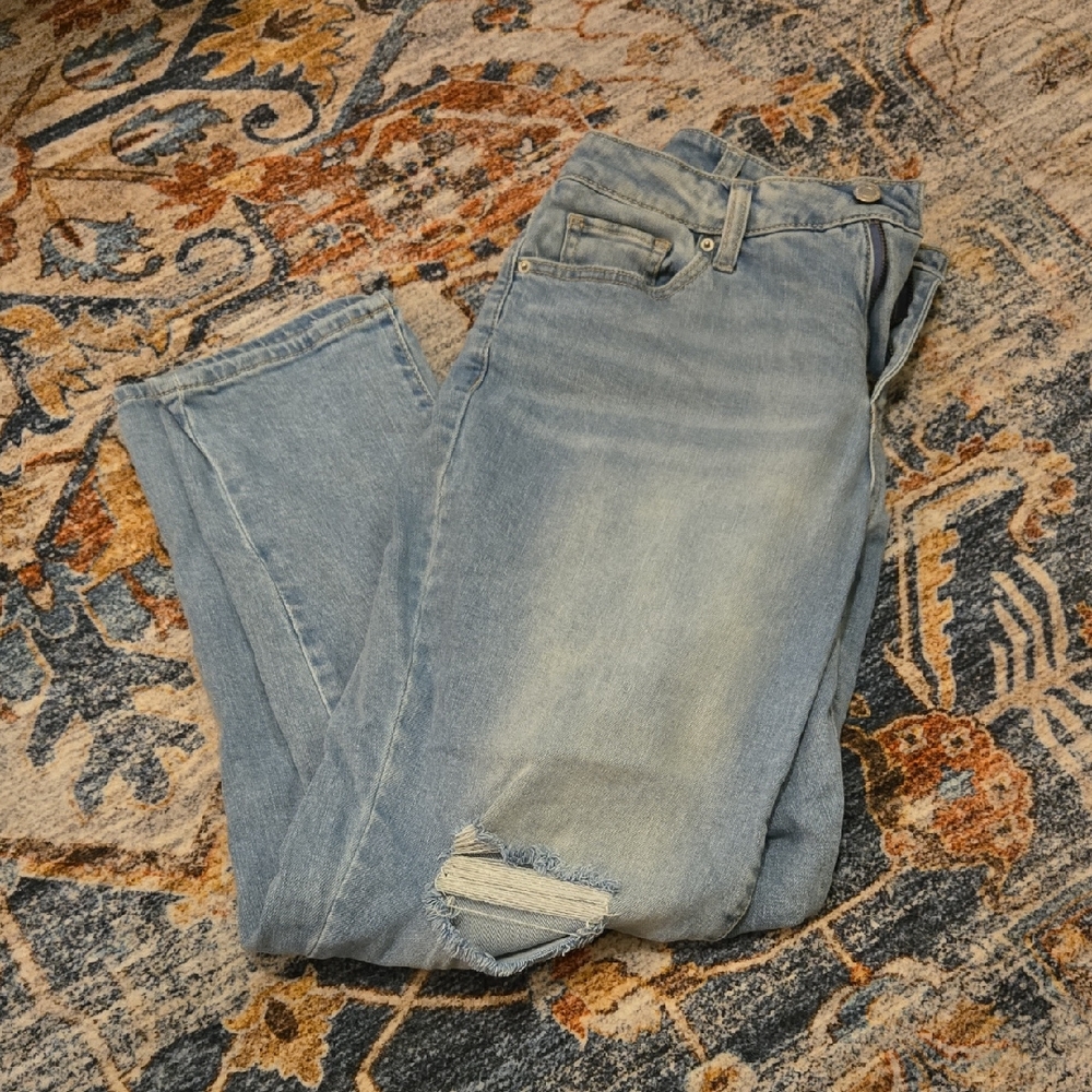 Time and Tru Light Blue Boyfriend Jeans